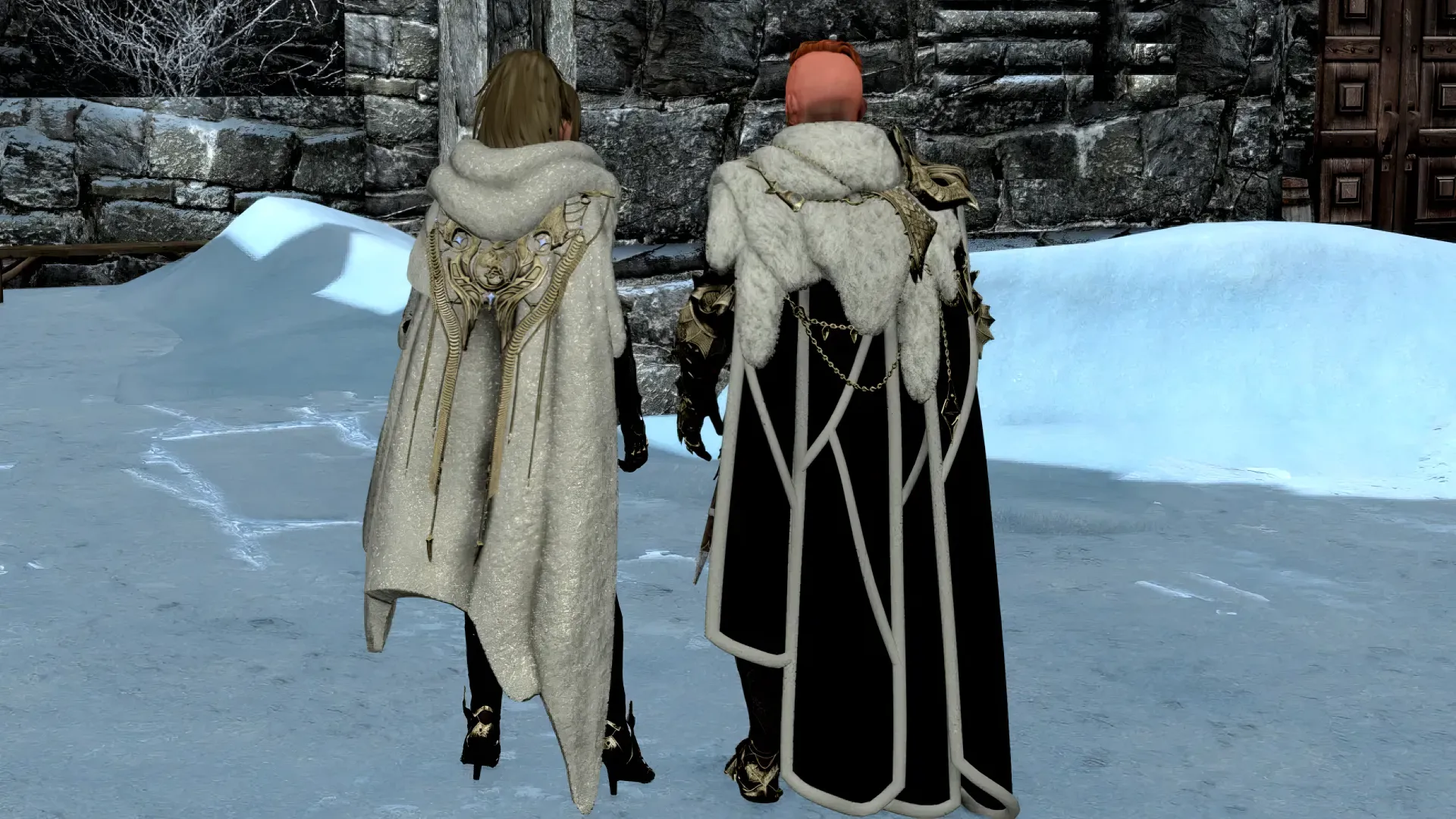 skyrim winter snow dress Skyrim Creations