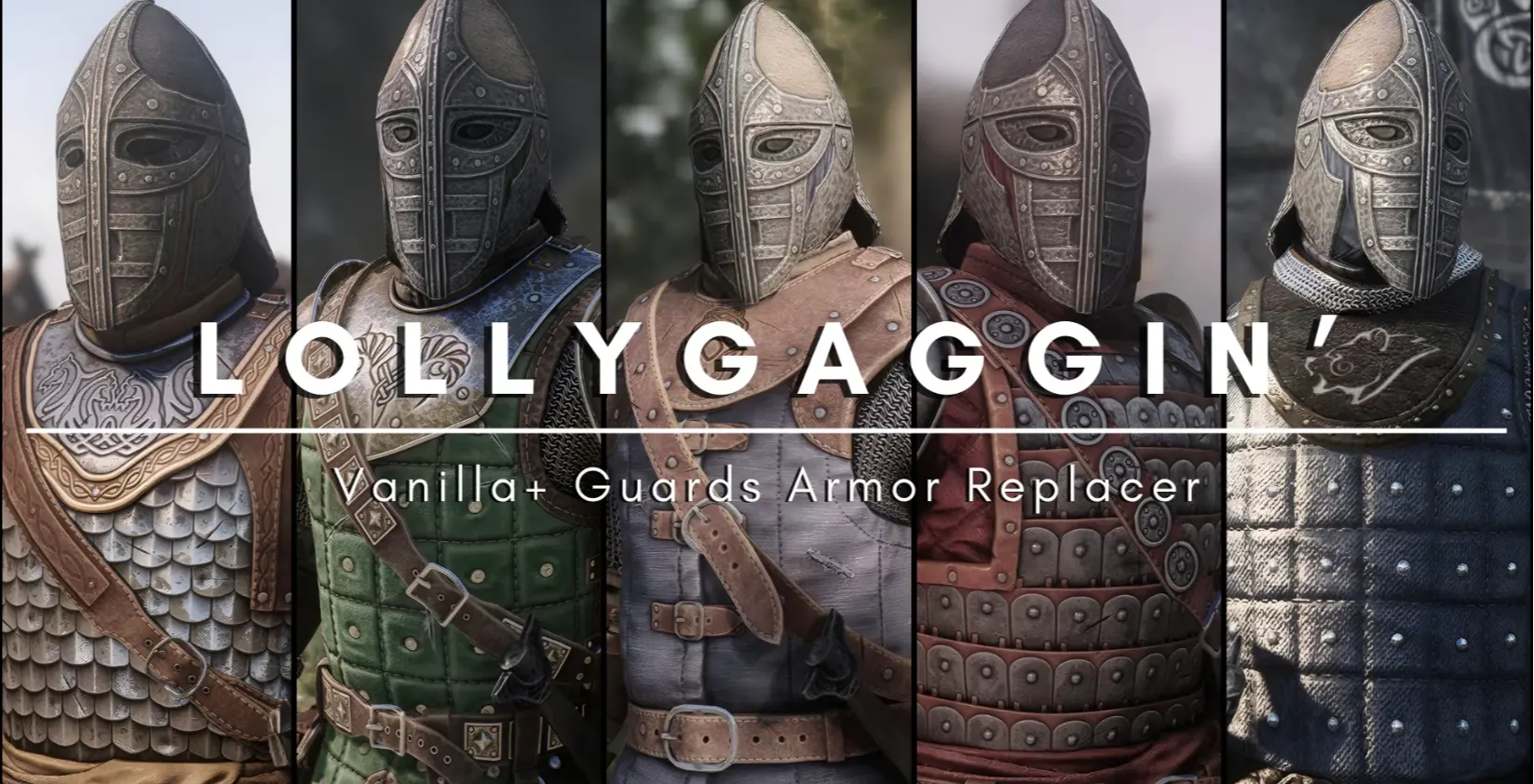 Skyrim 창작물 - Lollygaggin - Vanilla Guard Armor Replacer 1K