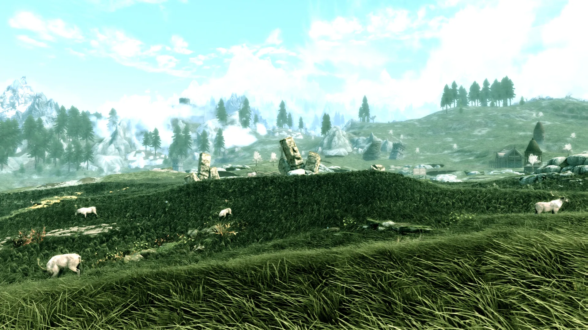 Creaciones de Skyrim - Paulys Lush GrassLands of Skyrim 2 - Green Tundra