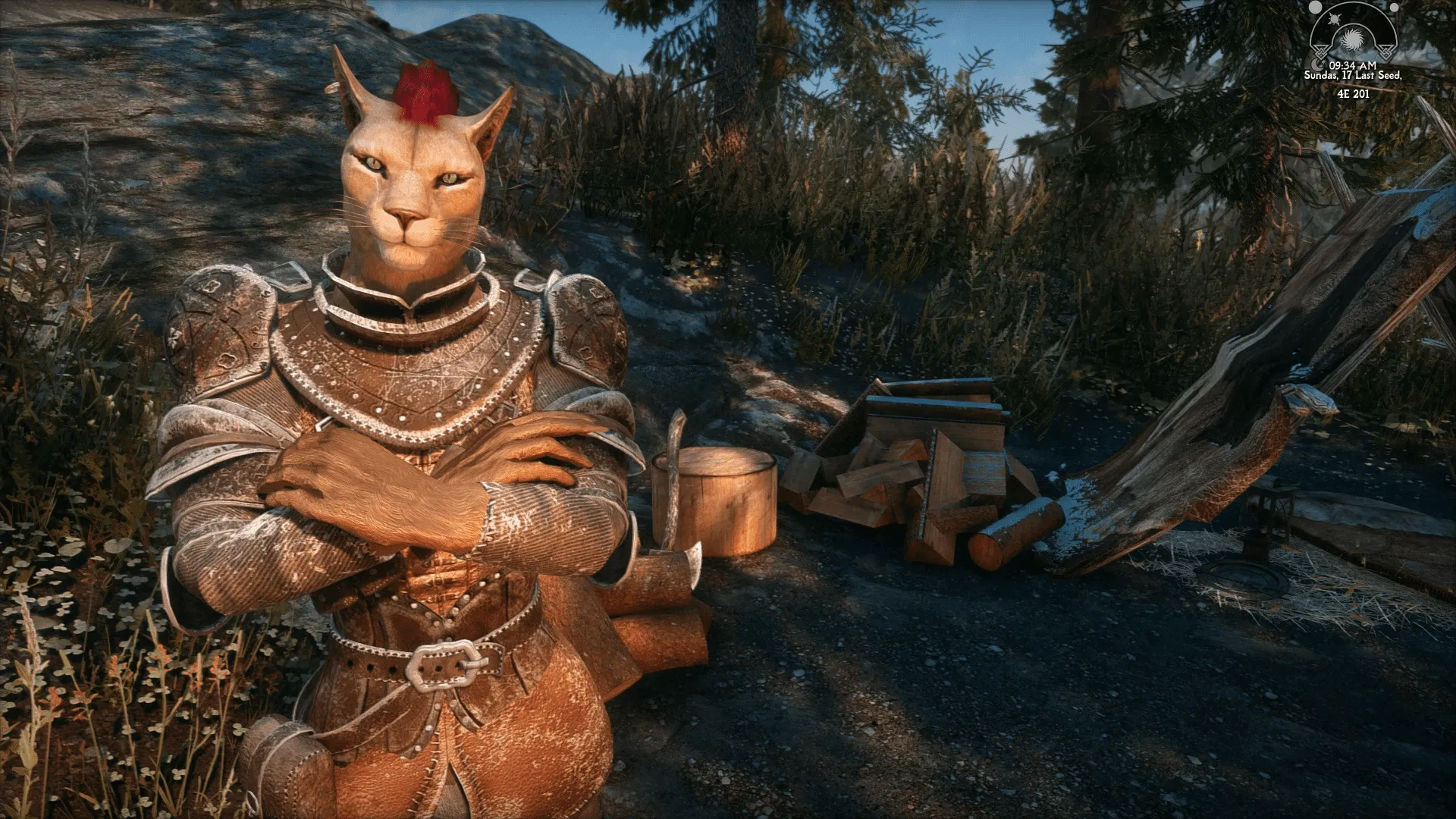 Skyrim Creations - (2k) Khajiit Male Lion Textures - Himbo Version, image size:1920x1080