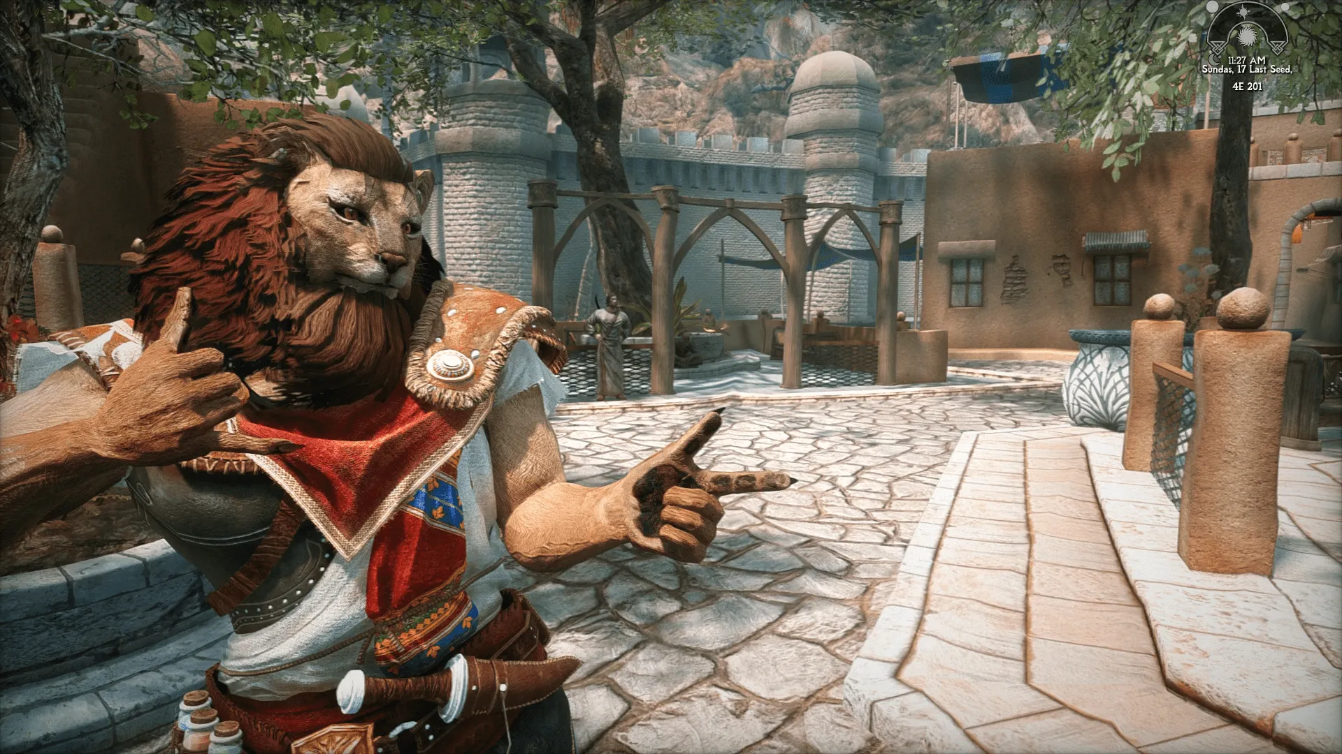 Skyrim Creations - Khajiit Male Lion - Paw Addon, image size:1920x1080