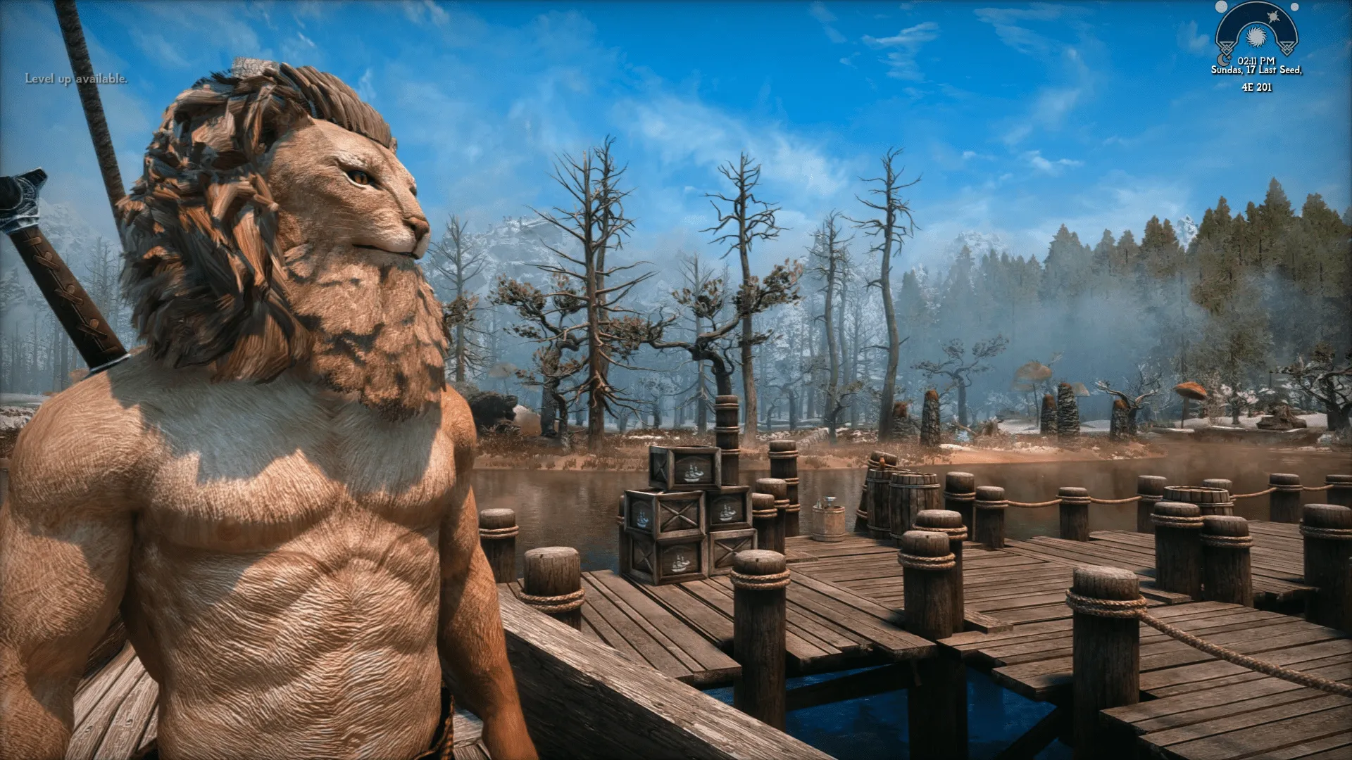 Skyrim Creations - (2k) Khajiit Male Lion Textures, image size:1920x1080