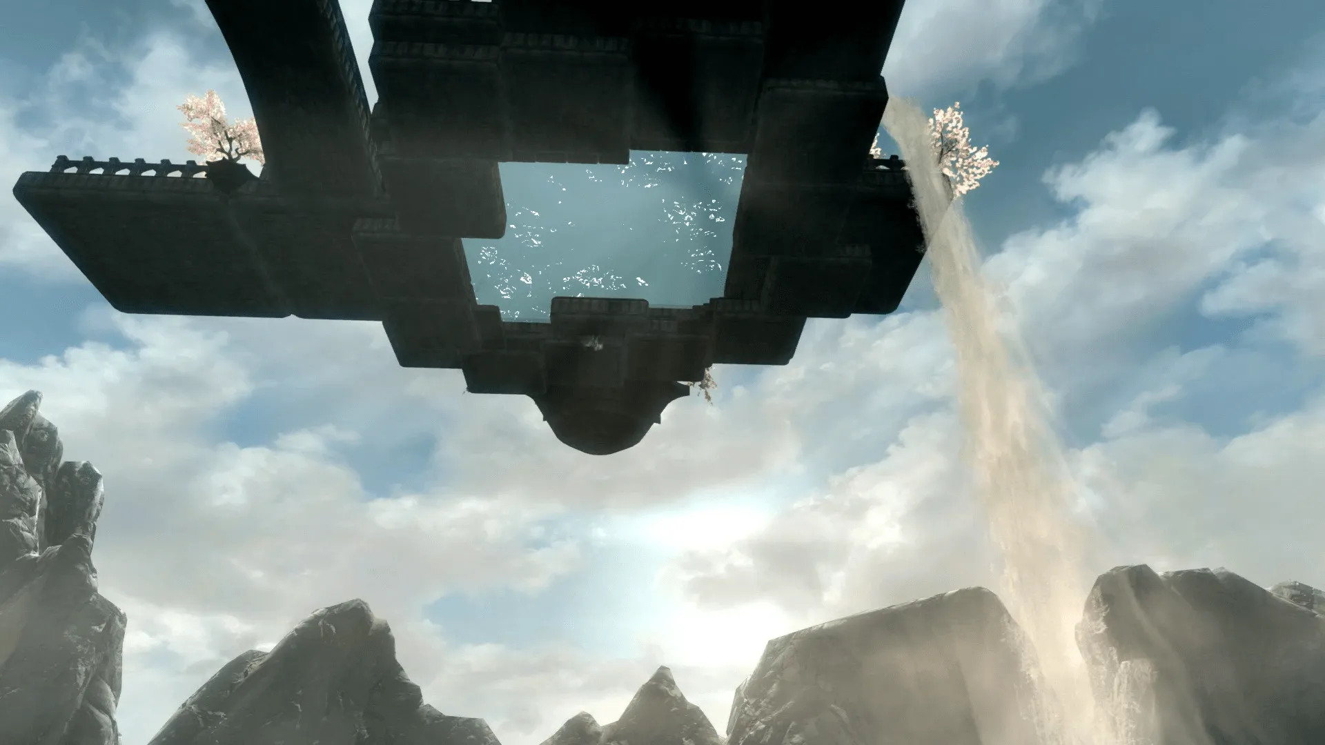 Skyrim Creations - Endless Horizons- Open Air Player home with a mystery, image size:1920x1080