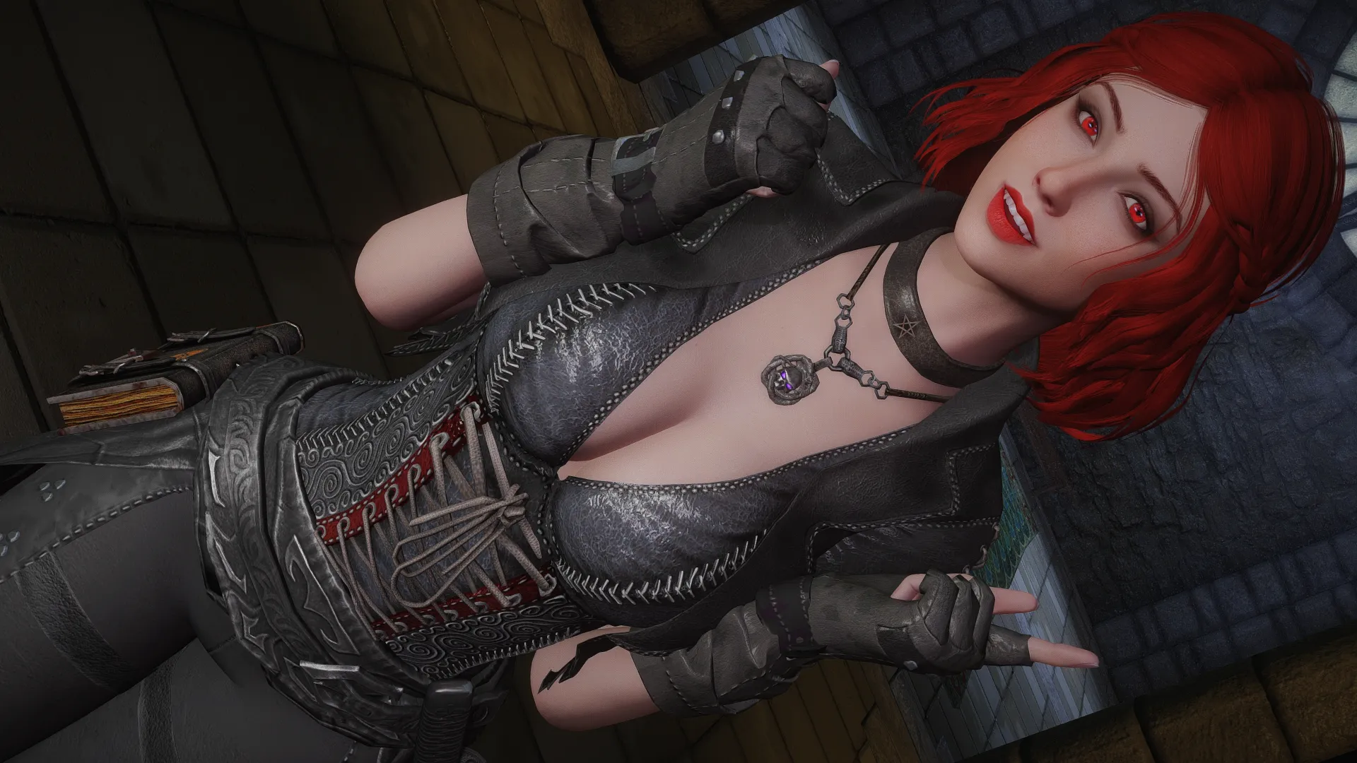 Skyrim Creations - Trueblood Serana V2 Red Hair Version