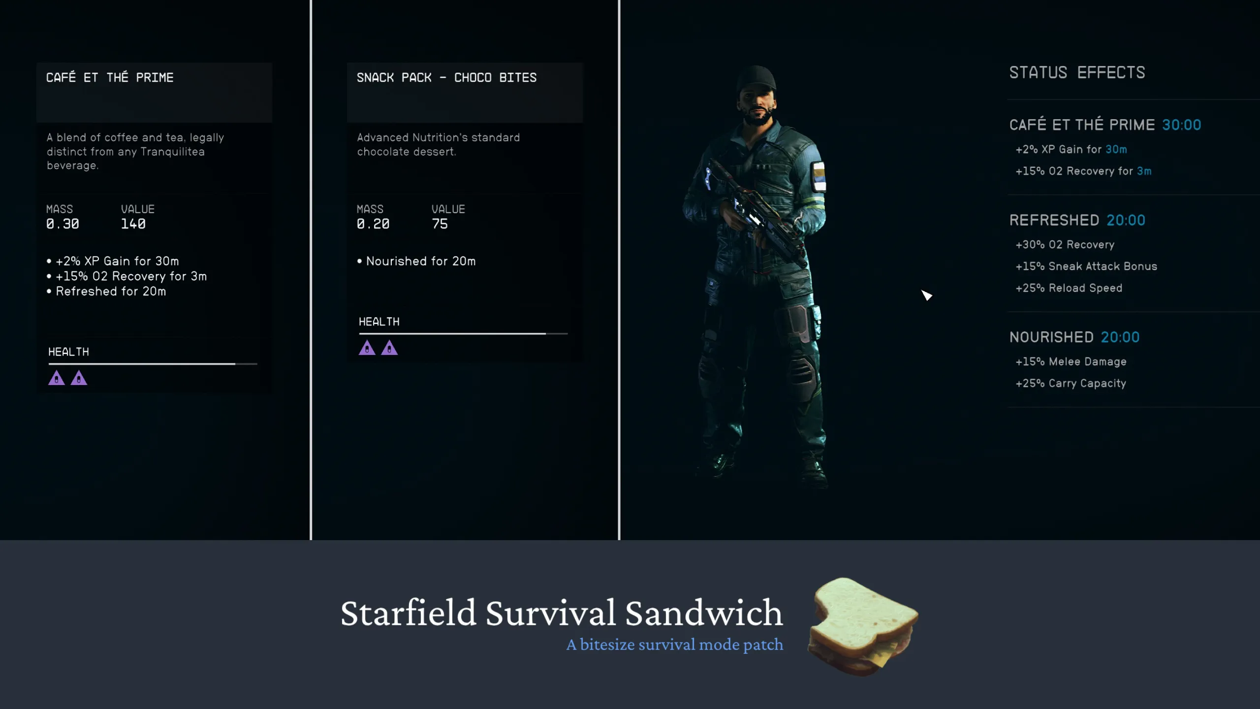 Starfield Creations - Starfield Survival Sandwich - Details