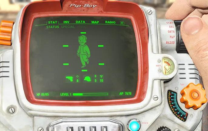 Fallout 4 クリエーション - Pip-Boy塗装ジョブ - インスティチュート