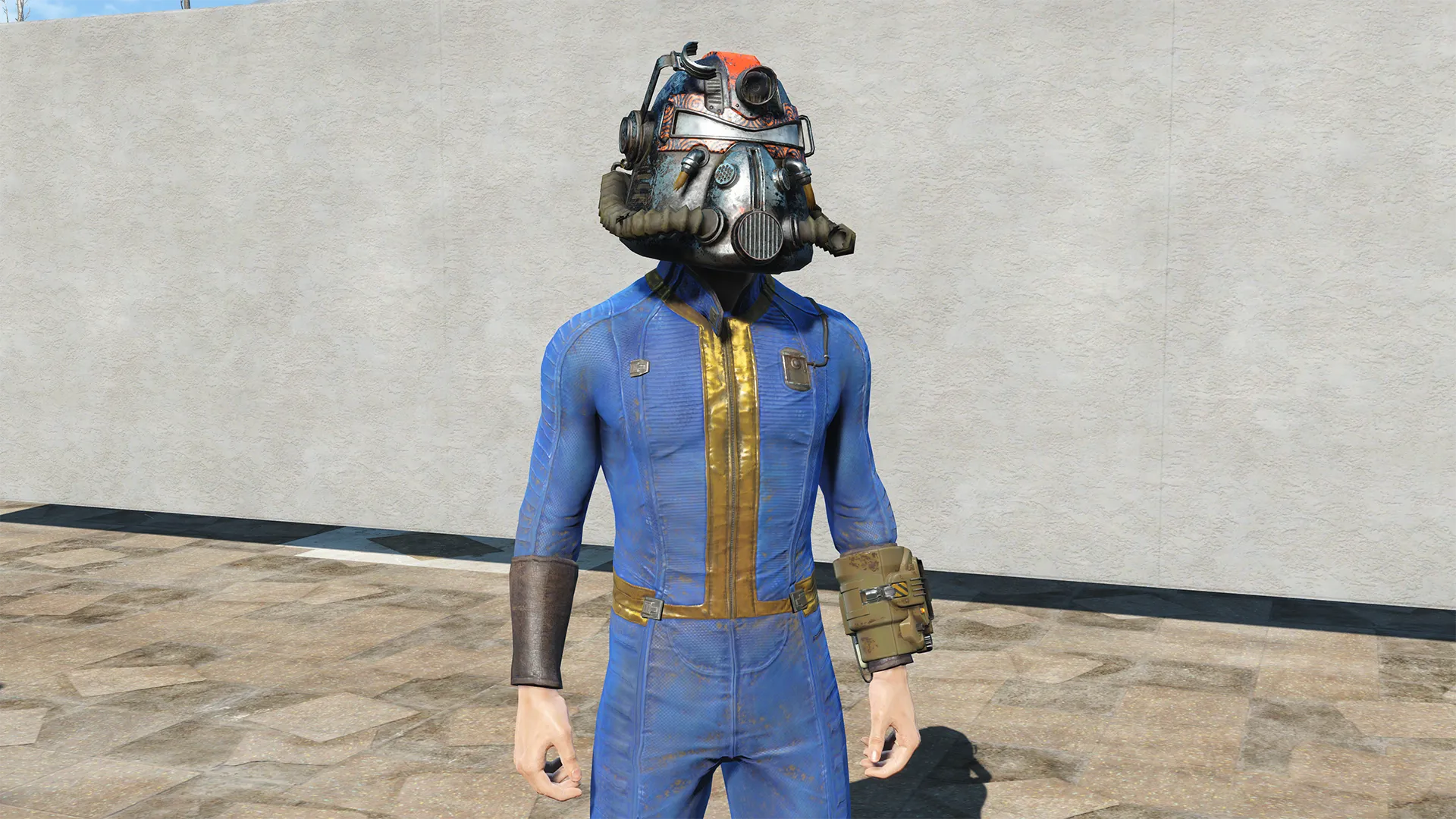 フォールアウト パワーアーマーヘルメット 被り物 マスク Fallout 4 クリエーション - リサイクルパワーアーマーヘルメット