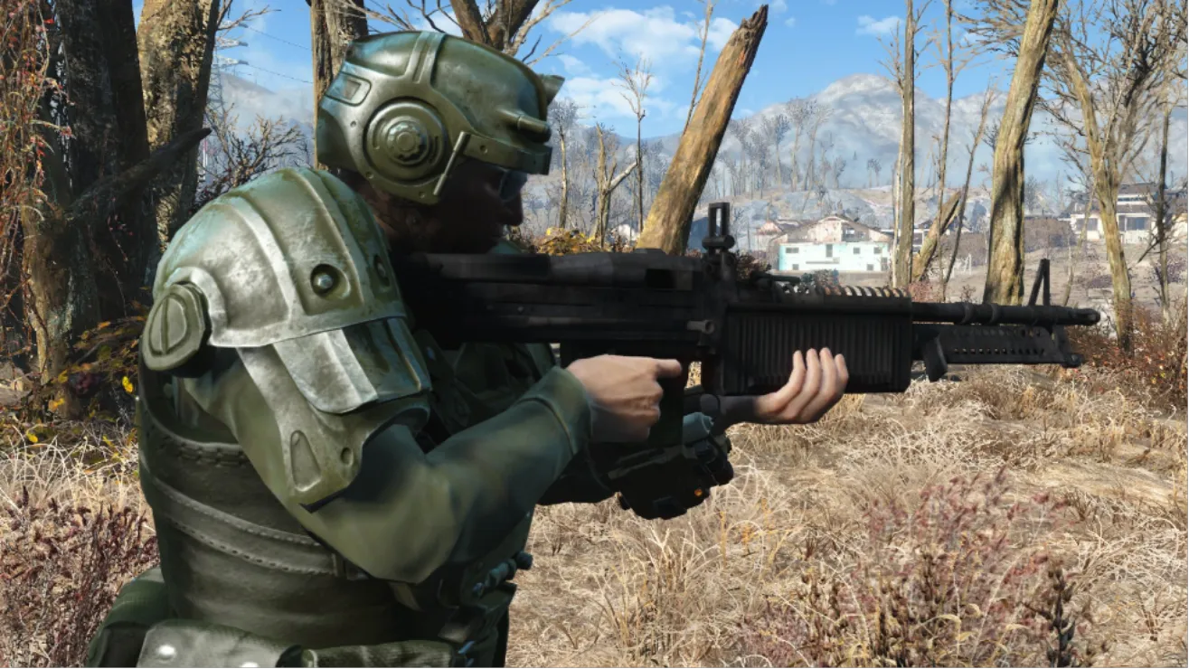 Fallout 4 クリエーション - M60 Light Machine Gun
