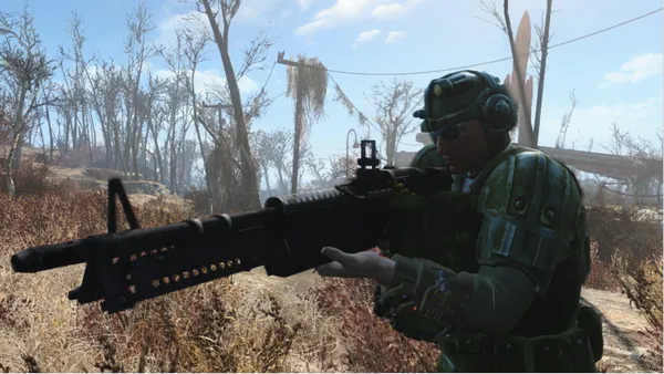 Fallout 4 クリエーション - M60 Light Machine Gun