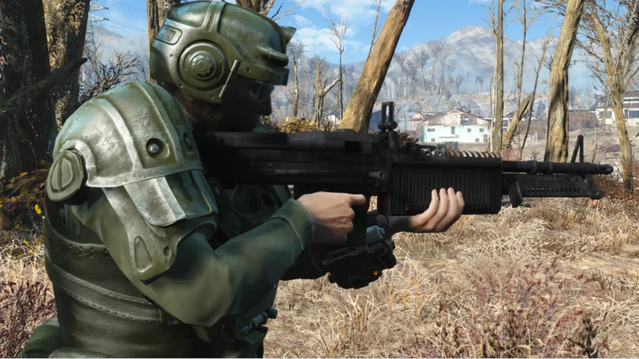 Fallout 4 クリエーション - M60 Light Machine Gun (PC)