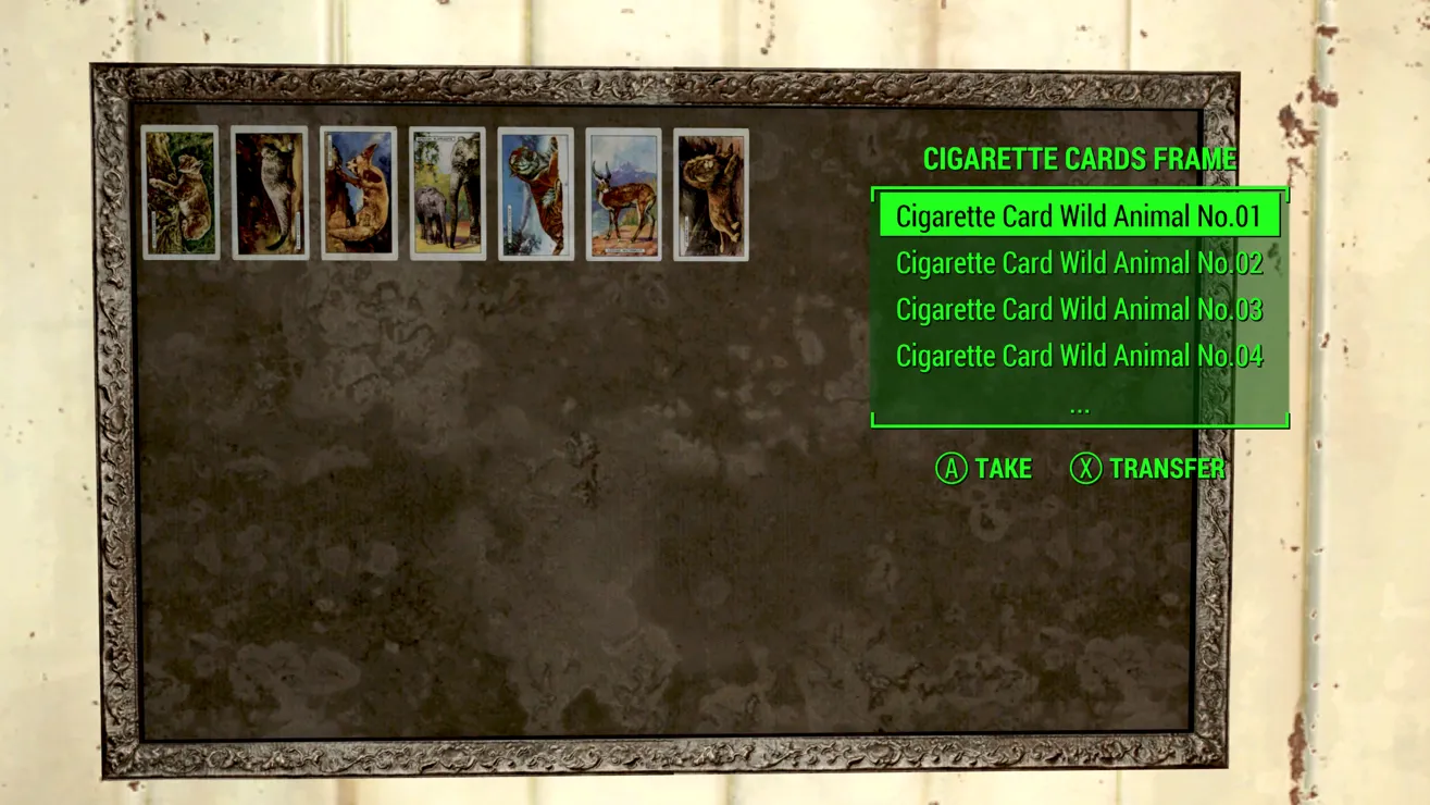 Fallout 4 Creations - Cigarette Card