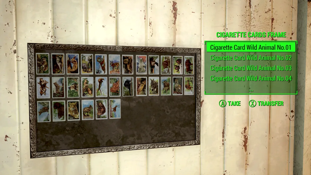 Fallout 4 Creations - Cigarette Card