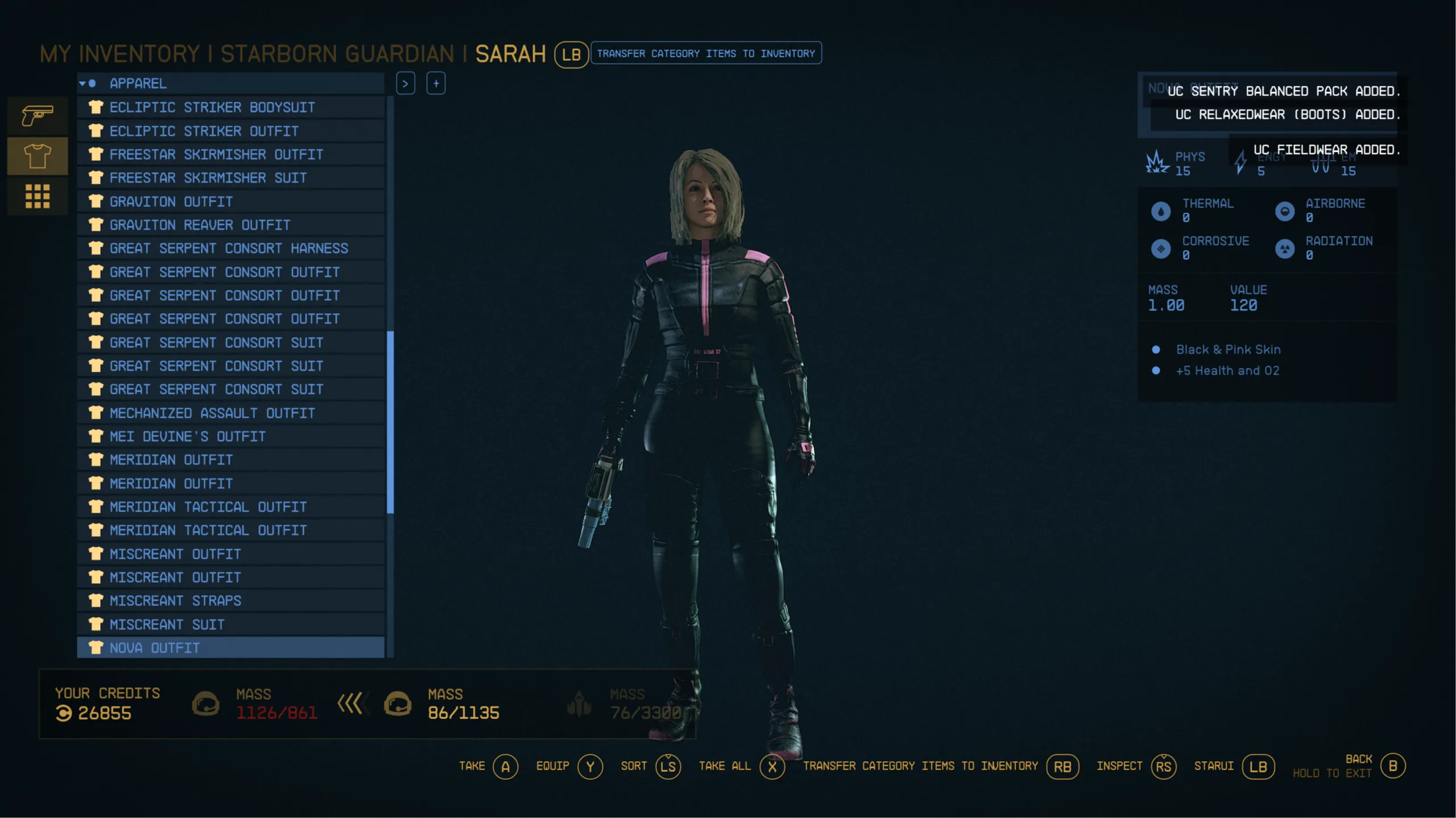 スキン Starfield Creations - X2357's Prime Armor Skins: KZ Meridian