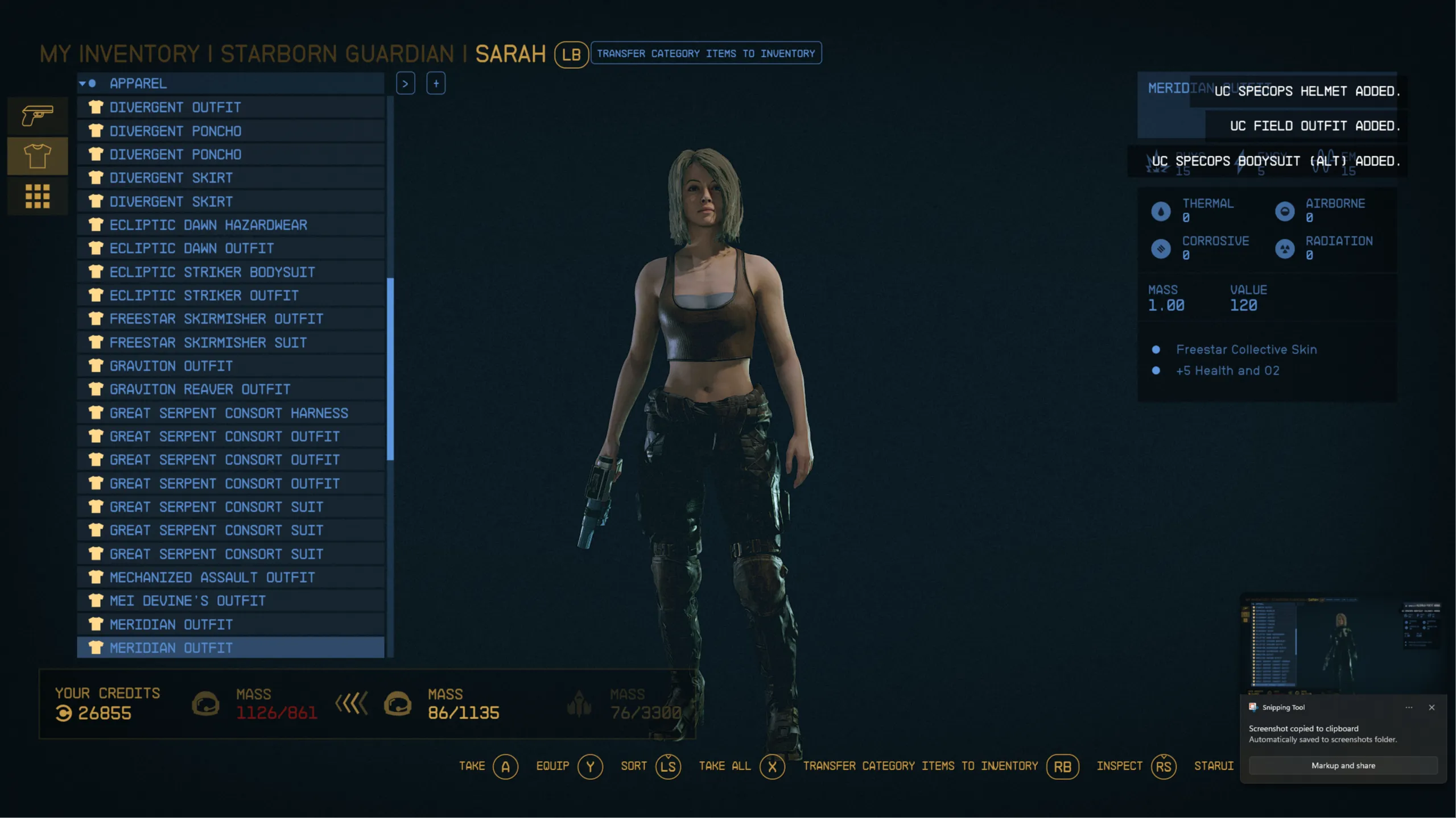 スキンクリーエーター　セット Starfield クリエーション - X2357's Prime Armor Skins: KZ Meridian