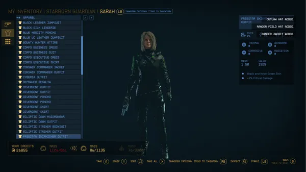 スキンクリーエーター　セット Starfield クリエーション - X2357's Prime Armor Skins: KZ