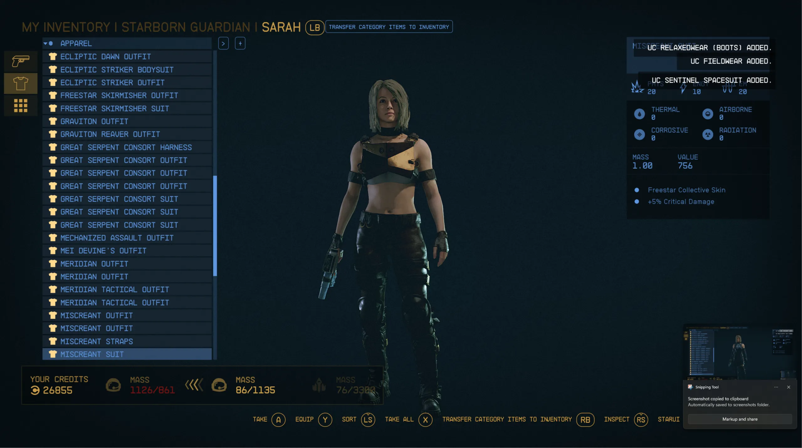 Starfield クリエーション - X2357's Prime Armor Skins: KZ