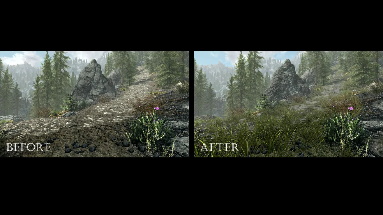 Творения для Skyrim — [PS4/PS5] Julihah's Dirt Replacer - Landscape  Overhaul - Improved - Skyrim AE