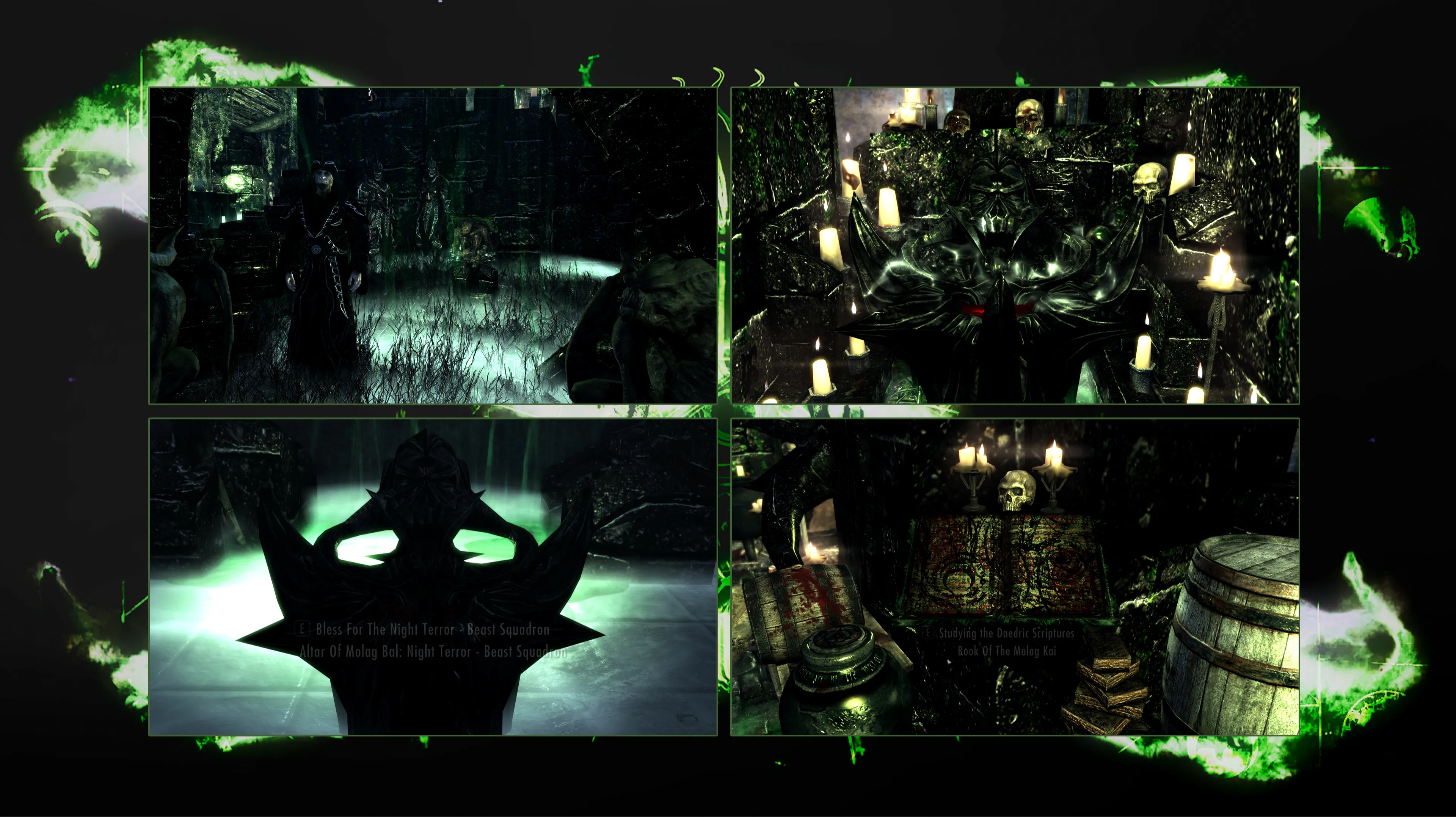 Skyrim クリエーション - DAEDRIC CONQUEROR ARMOR • WEAPON • HORSE • WAR FORGE, image size:3840x2155