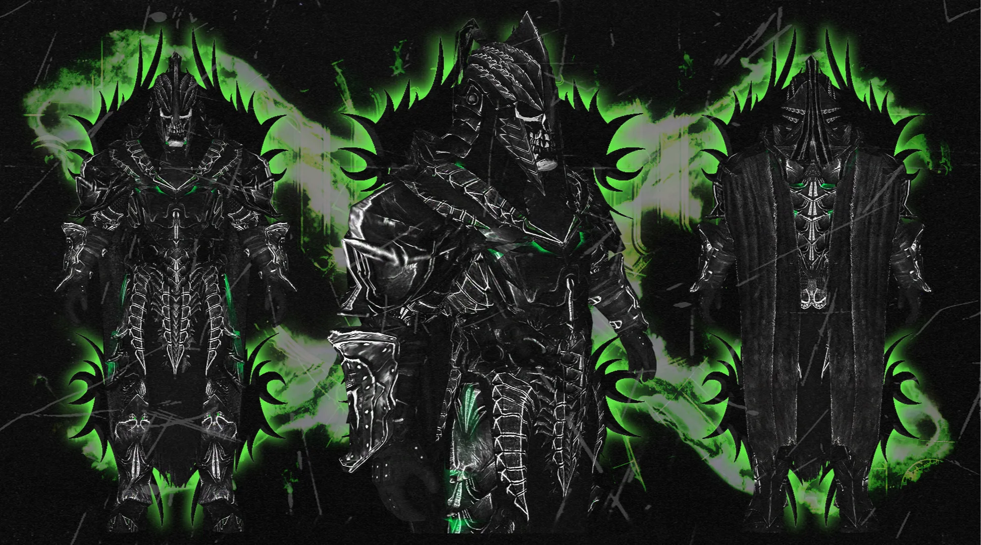 Skyrim クリエーション - DAEDRIC CONQUEROR ARMOR • WEAPON • HORSE • WAR FORGE, image size:1943x1080