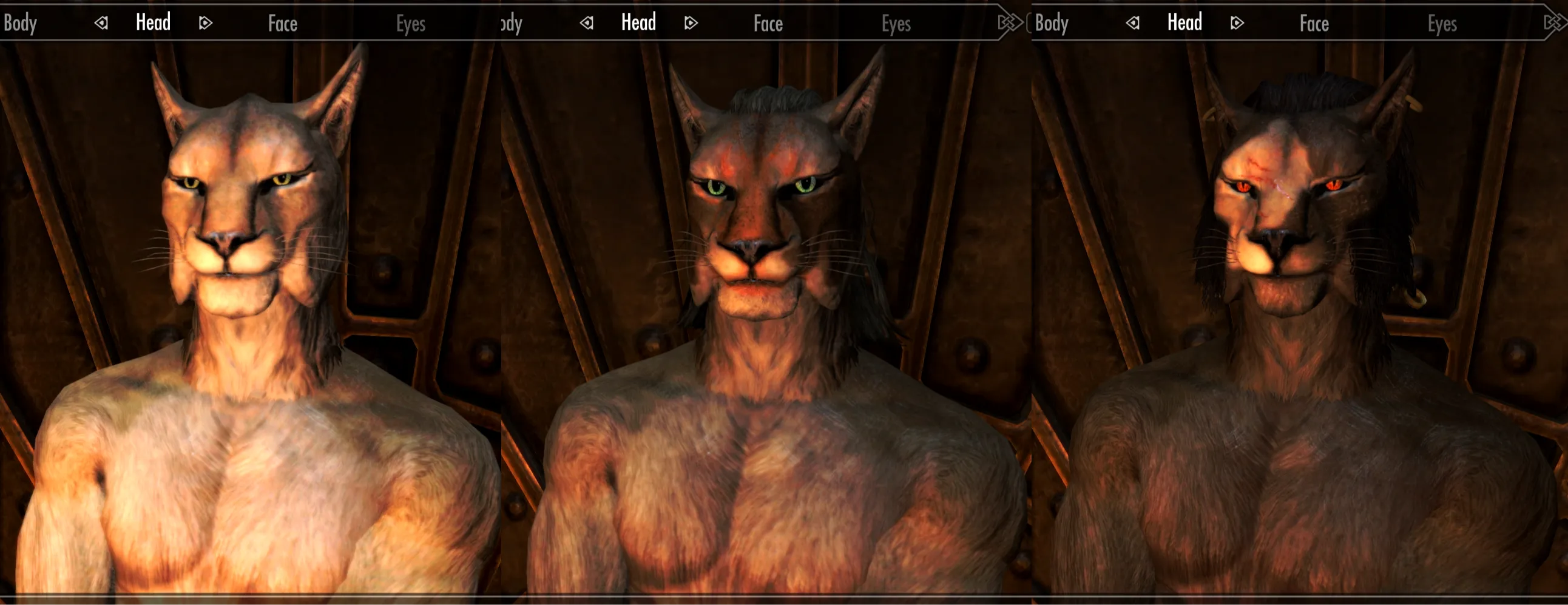 Skyrim クリエーション - PS5 Version Khajiit Male Lion Textures