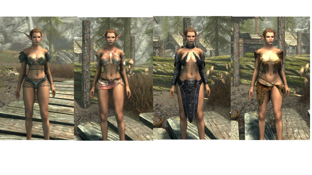 Skyrim Creations - TMB Armors and Clothes Replacer (skimpy Version)
