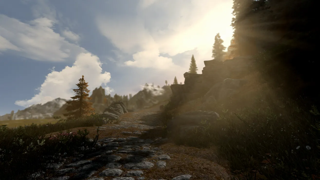 Skyrim Créations - DAWN: Dramatic Atmospheres, Weathers, &amp; Nature