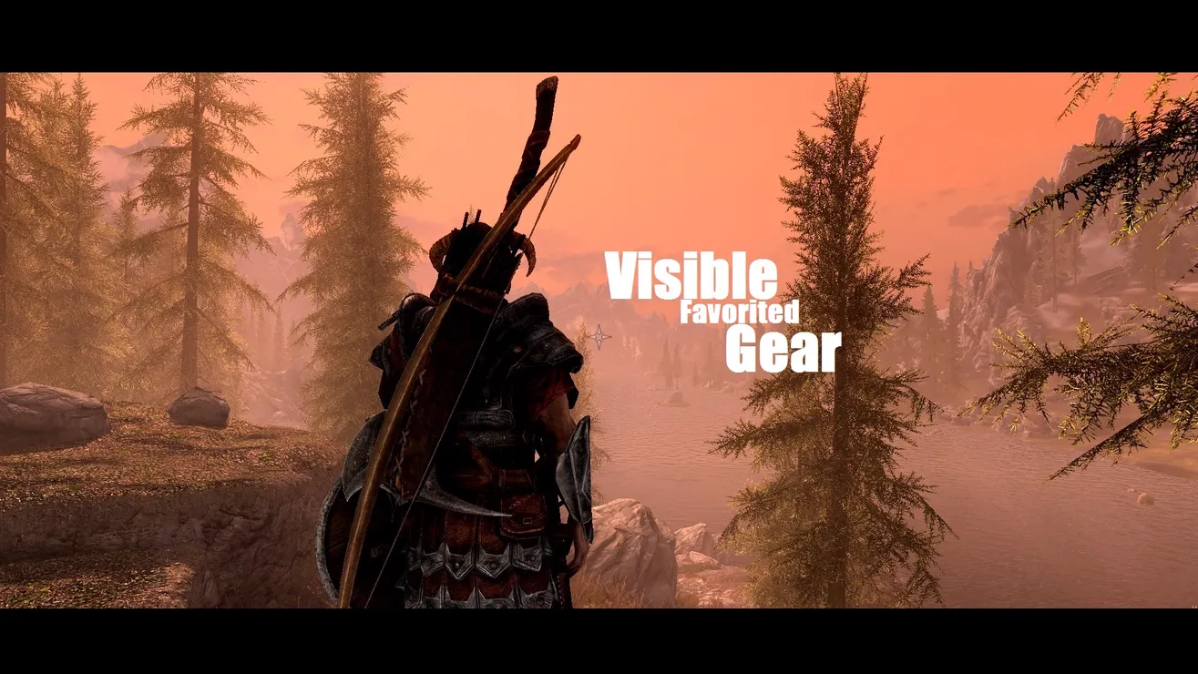 Творения для Skyrim — Visible Favorited Gear