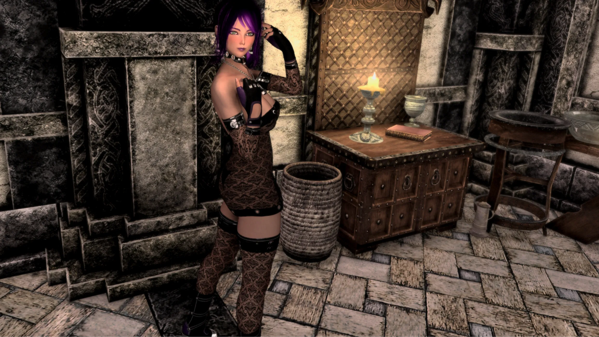Skyrim  Tinker Goth CBBE