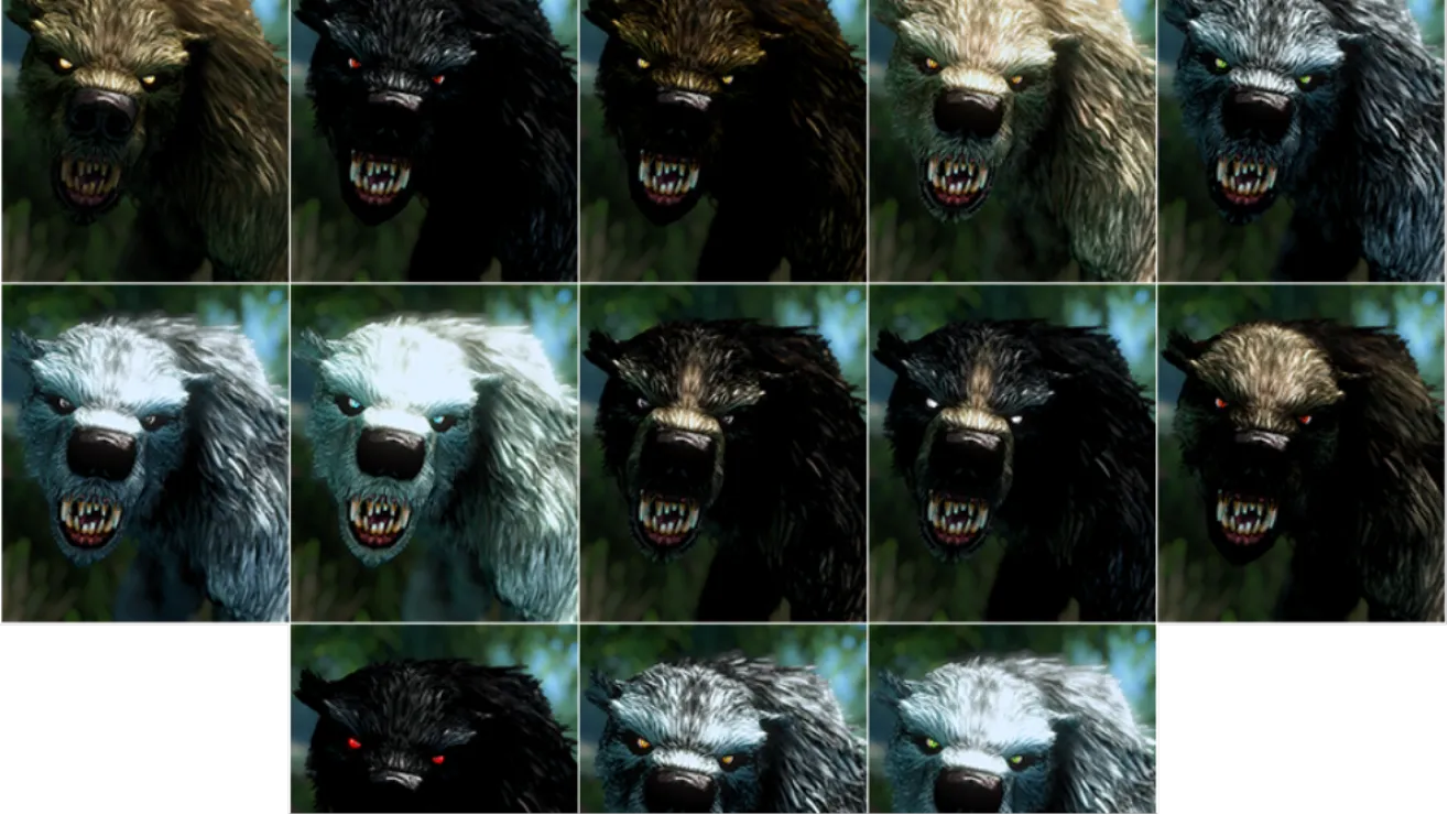 Skyrim创作 - Diverse Werewolves Collection - Moonlight Tales LITE version  [XBOX]