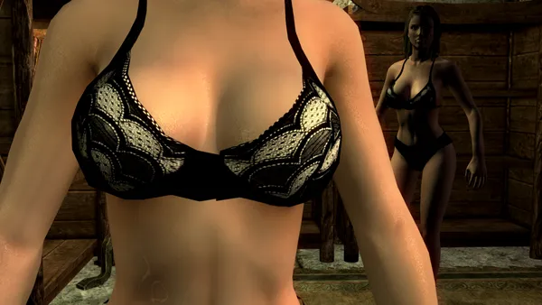 Skyrim Cr ations Black Sexy Underwear black version