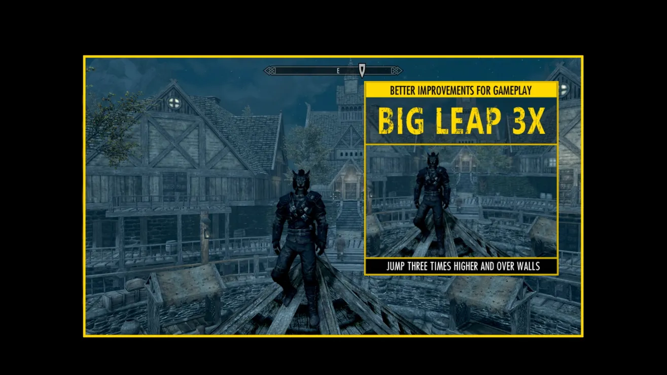 Skyrim Creations BIG Leap 3X Jump Three Times Higher XB1