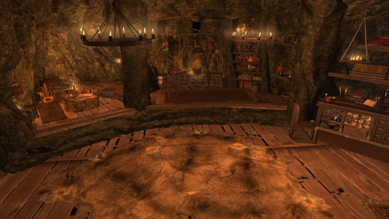 Творения для Skyrim — The Hideaway - A Buildable Cave Home (Xbox) — сведения