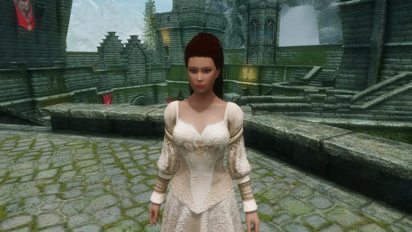 skyrim elegant dress Fancy wedding gown : r/skyrimmods