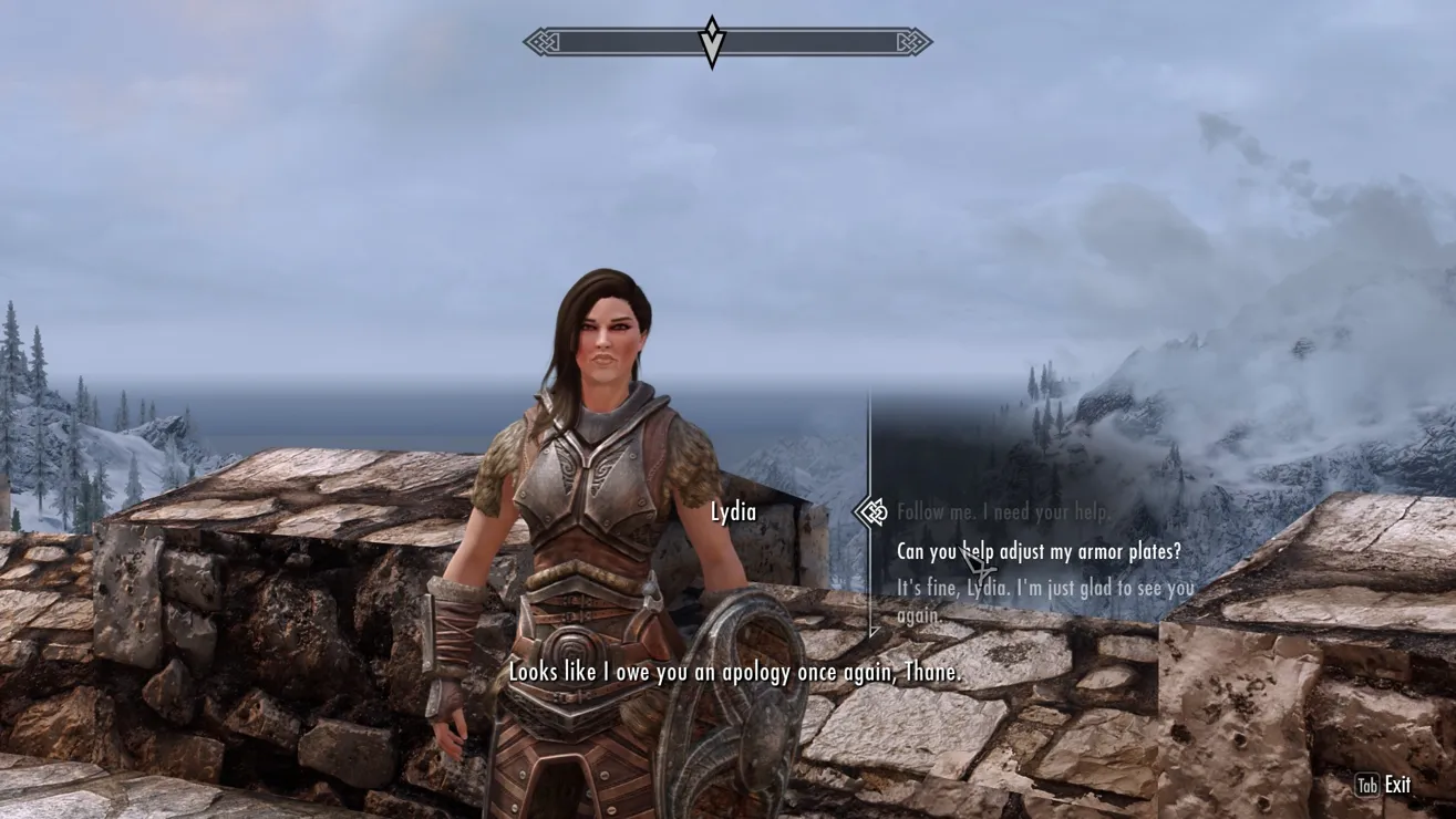 Skyrim Creations - Improved Follower Dialogue Lydia