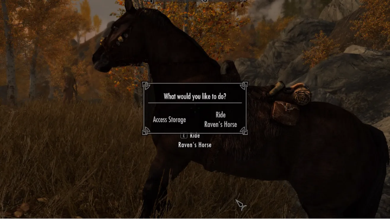 Творения для Skyrim — Horse Storage