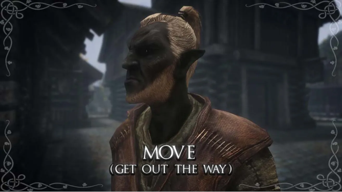 Творения для Skyrim — Move (Get Out the Way)