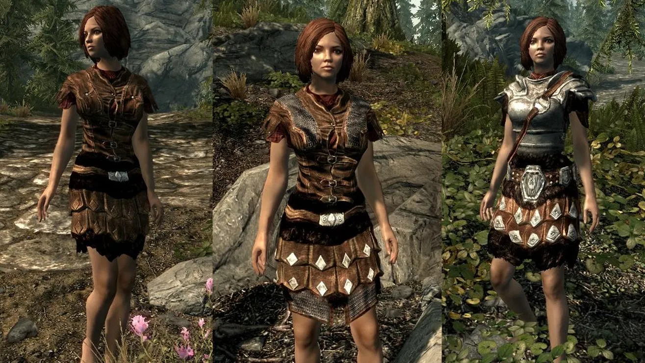Skyrim Creations - UNP Female Armours and Clothing Refitter