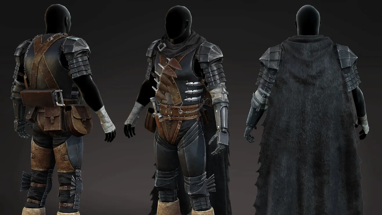 Skyrim Creations - BLACK SWORDSMAN AE