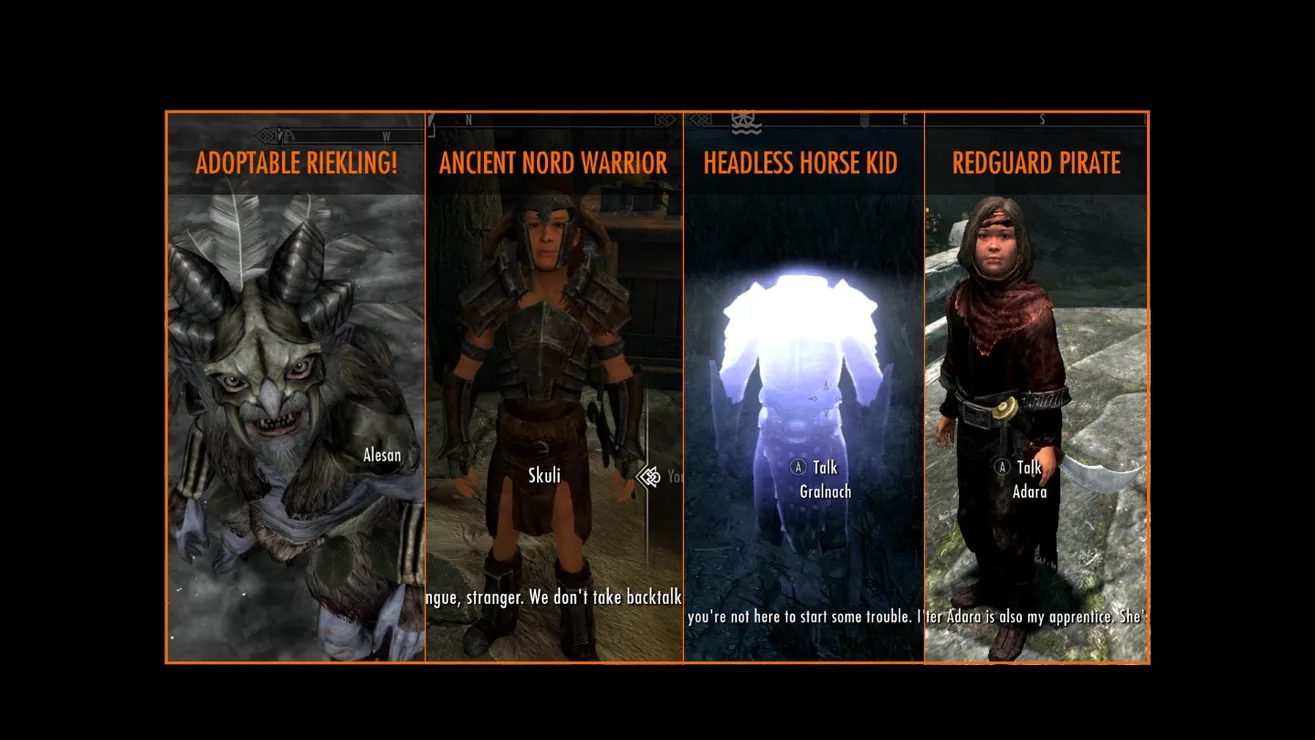 Creaciones de Skyrim - SET for Halloween -- Costumed and Creepy Kids [PC]