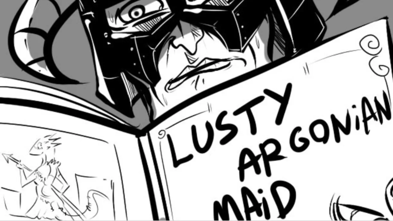 Skyrim Creations - The Lusty Argonian Maid Gives One Handed Skill”