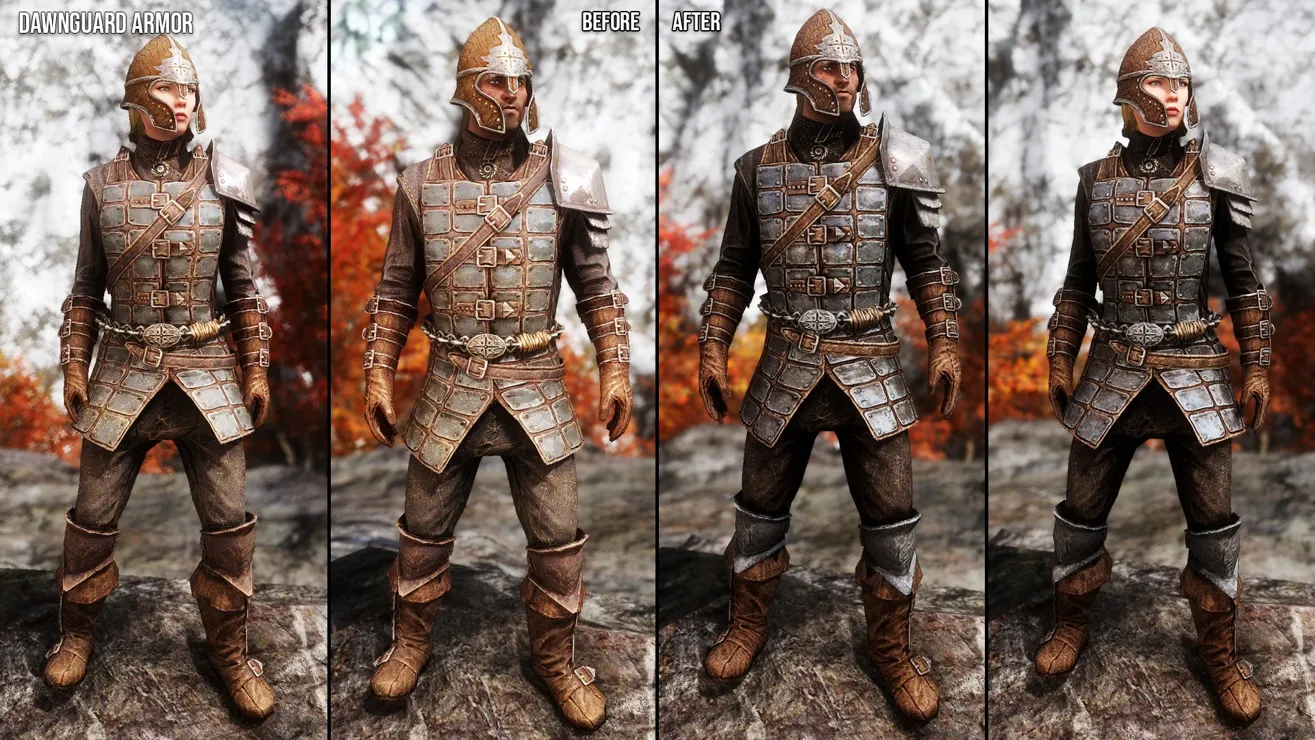 Творения для Skyrim — Dawnguard + Vampire Armors & Weapons Retexture 1k