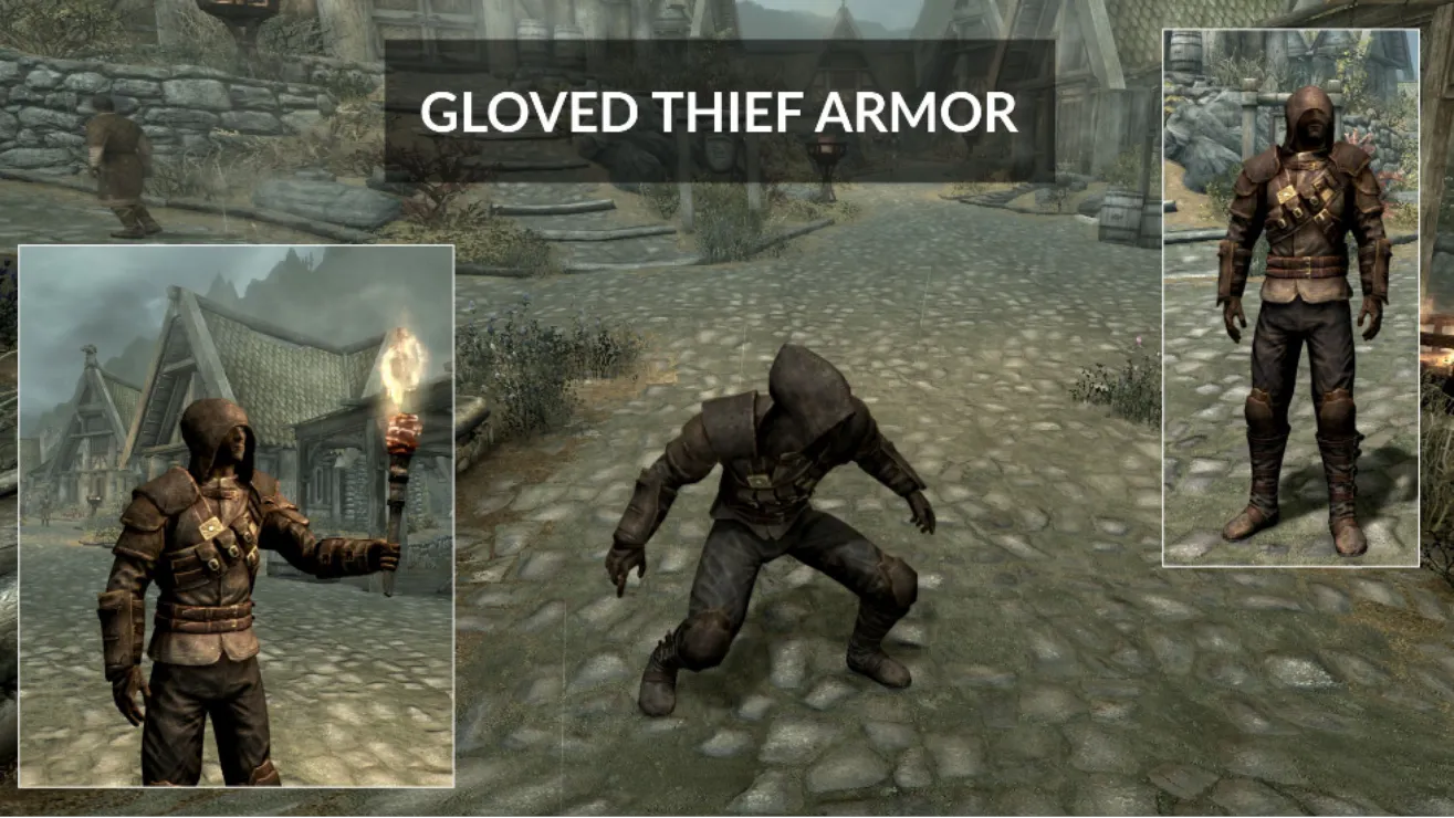 Skyrim Criações - Gloved Thieves Armor [XB1]