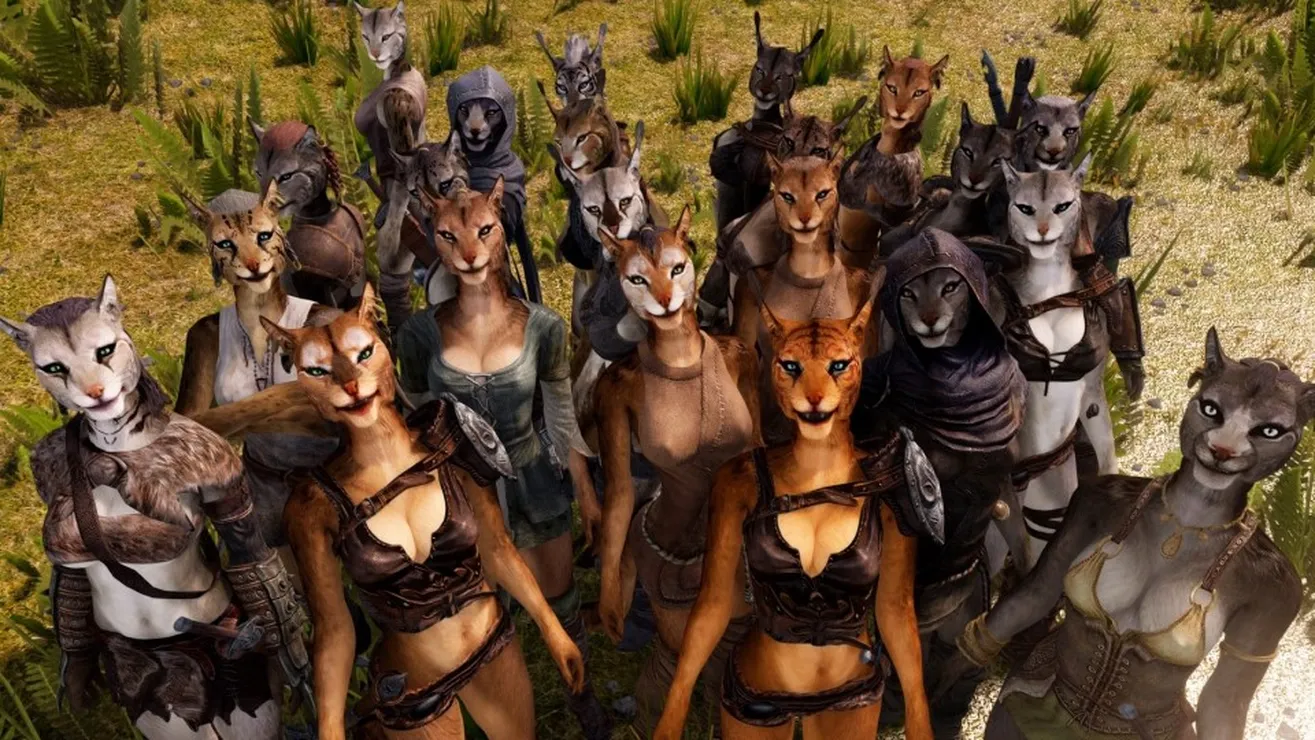 Skyrim Creations - More Kats of Skyrim - Khajiit Followers Mod Alt Voice