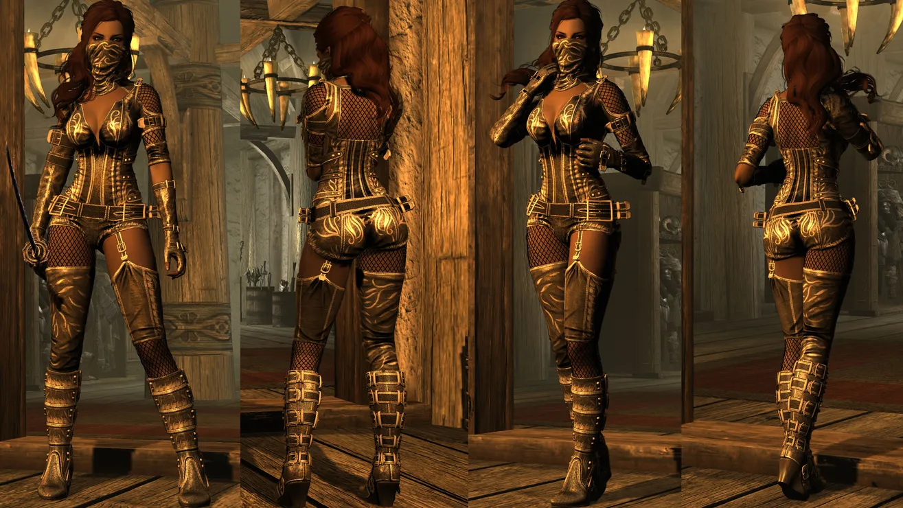 Skyrim Creations – UNP Deadly Assassin Armor