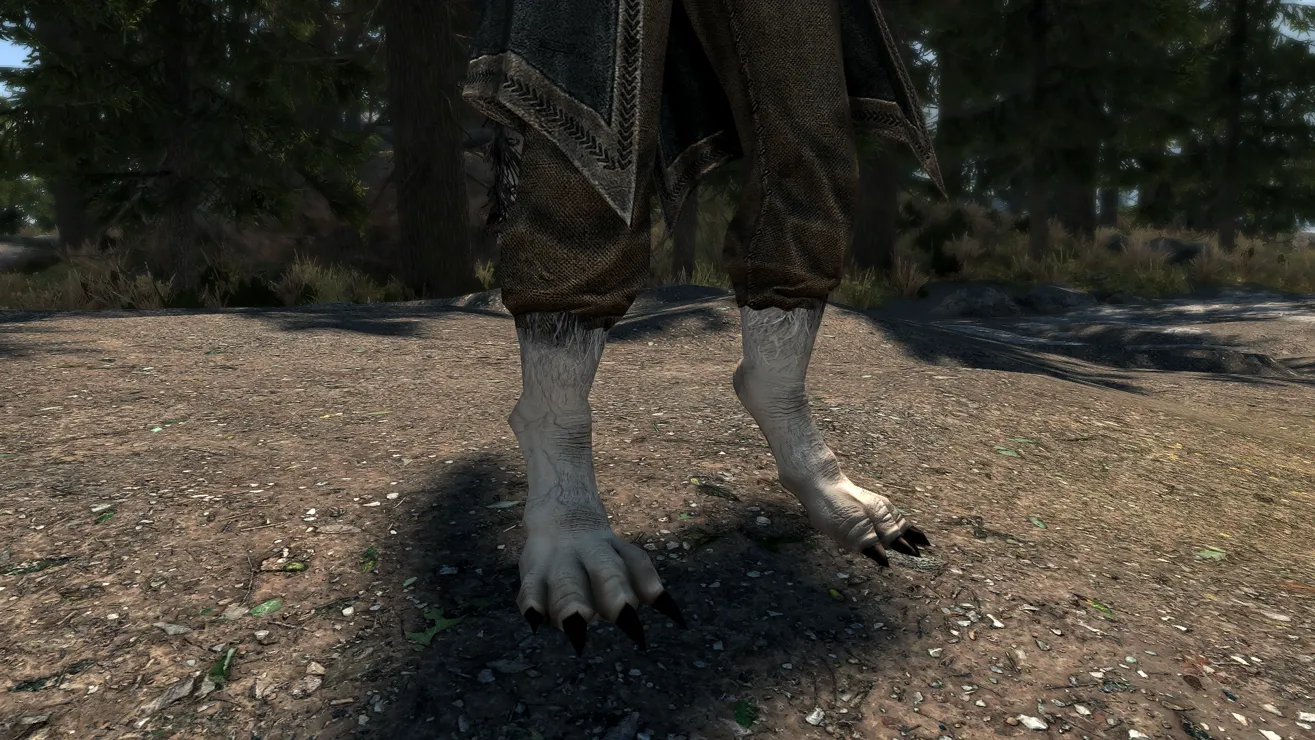 Creazioni di Skyrim - Wearable Werewolf Claws - Ears - Paws -Tail