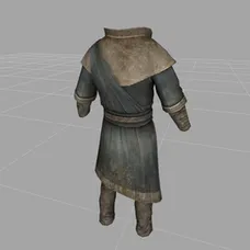 Mage Robes Without Satchels-Pouches