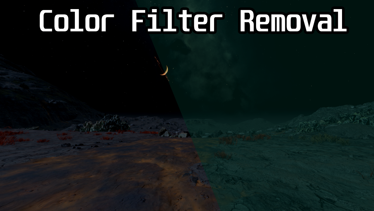Color Filter Removal