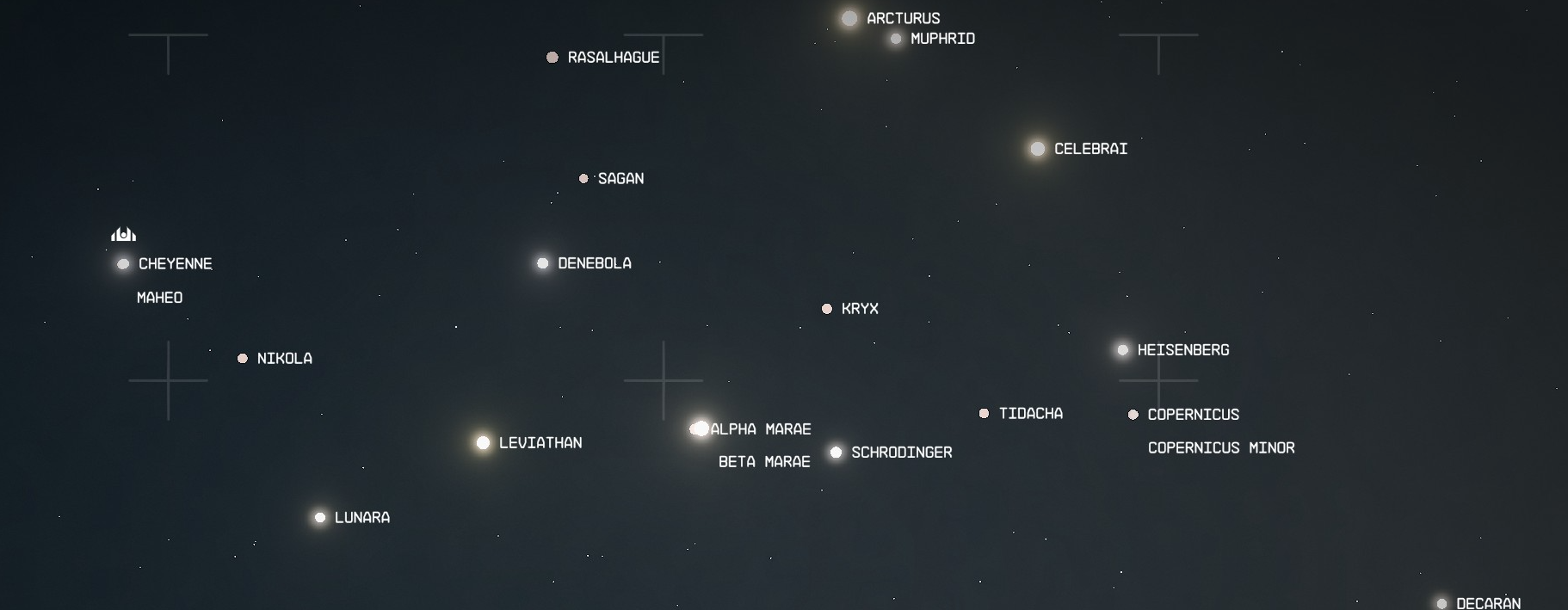 Show Star Names preview