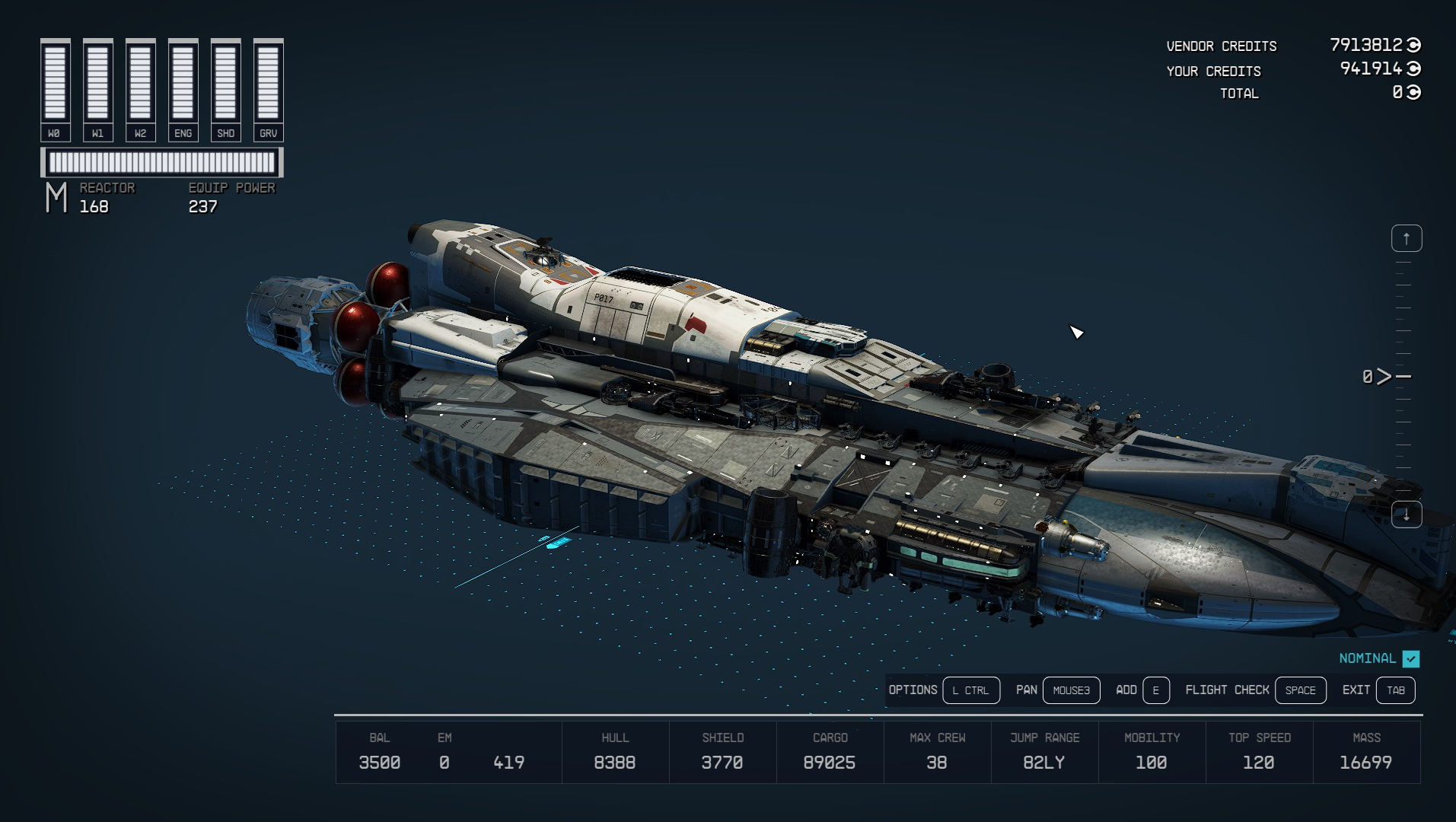 TN's Class M (and Starborn Guardian) Ship Building