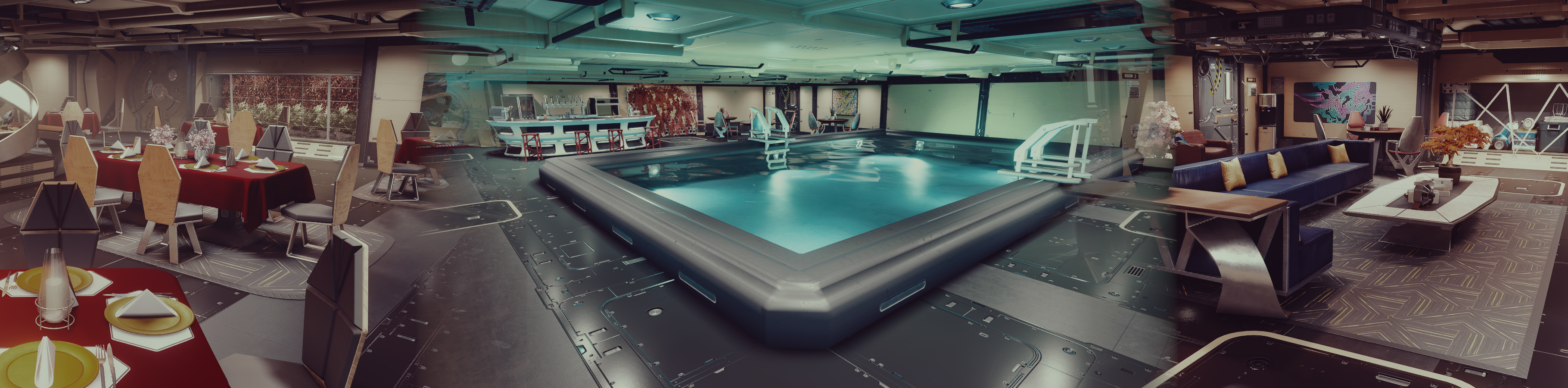Luxurious Ship Habs preview